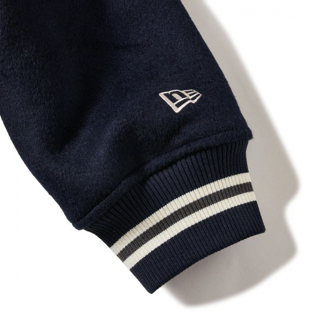 ニューエラ レディース アウターウェア MELTON VARSITY CALNAMUR NVY