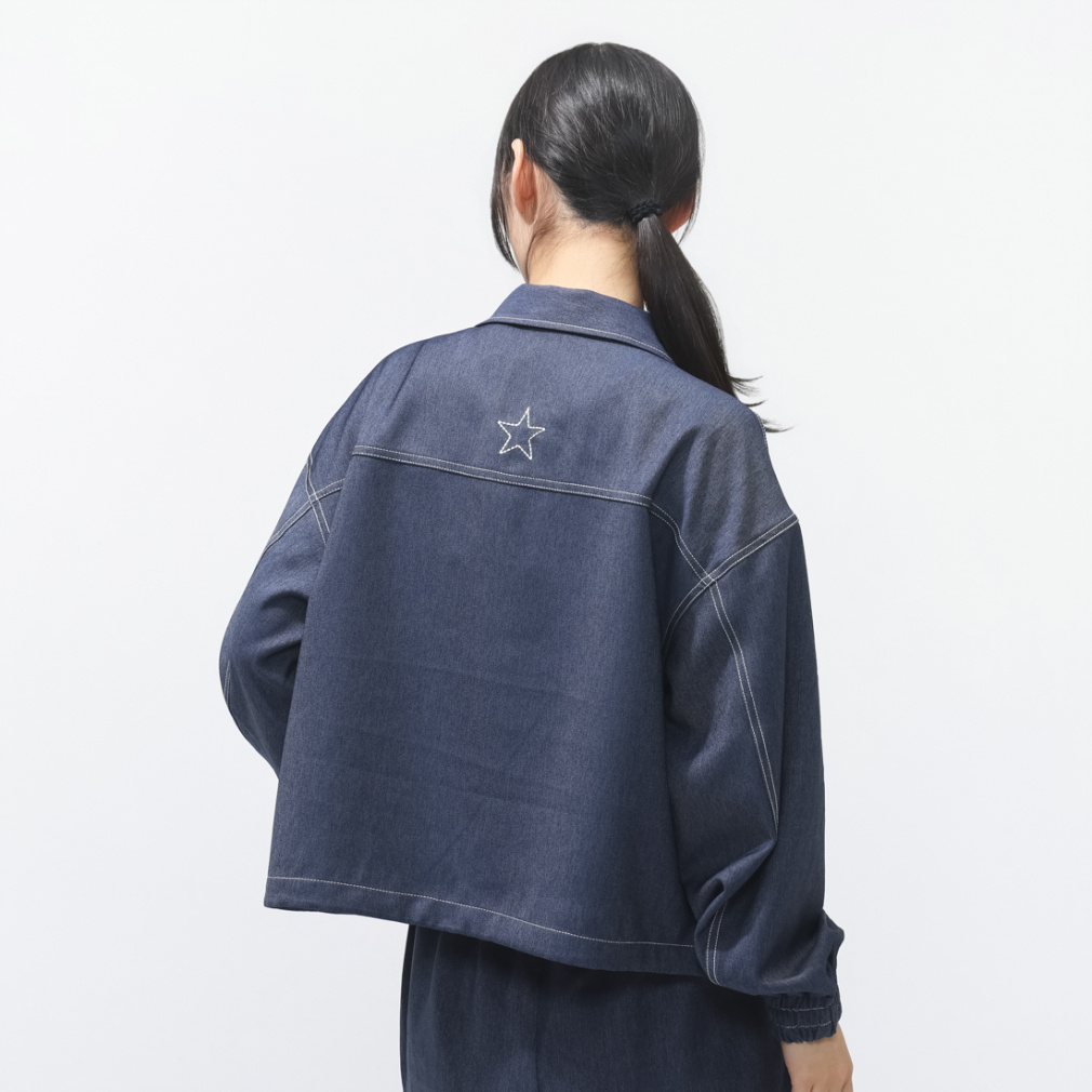 コンバース レディース ウェア SYNTHETIC DENIM JACKET L