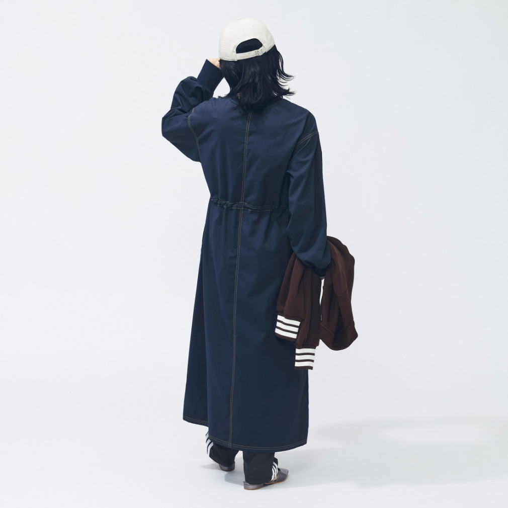 アディダス レディース ワンピース デニム ライク ストレッチ ルーズ