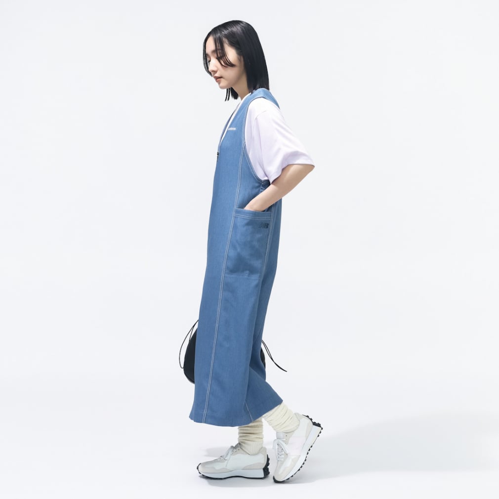 ニューバランス THE CITY レディース ワンピース デニムスタイル
