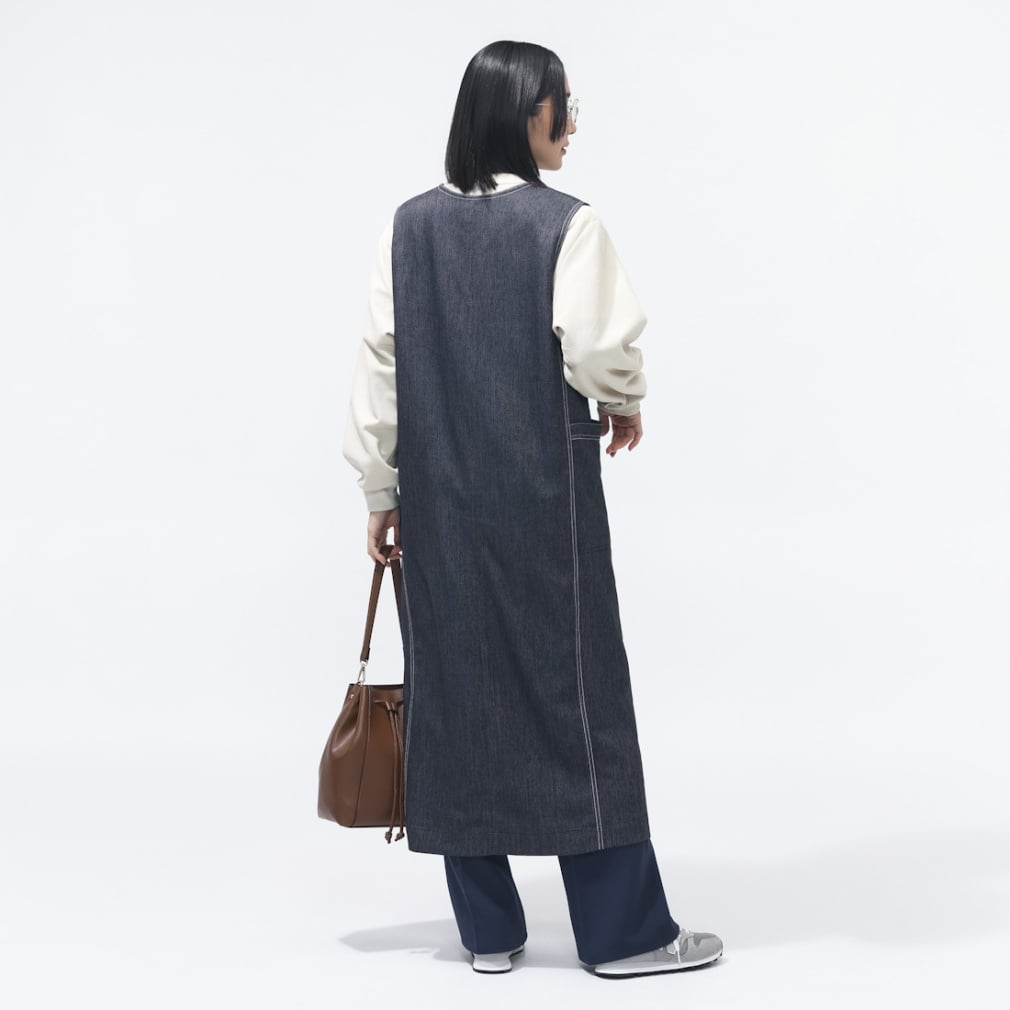 ニューバランス THE CITY レディース ワンピース デニムスタイル