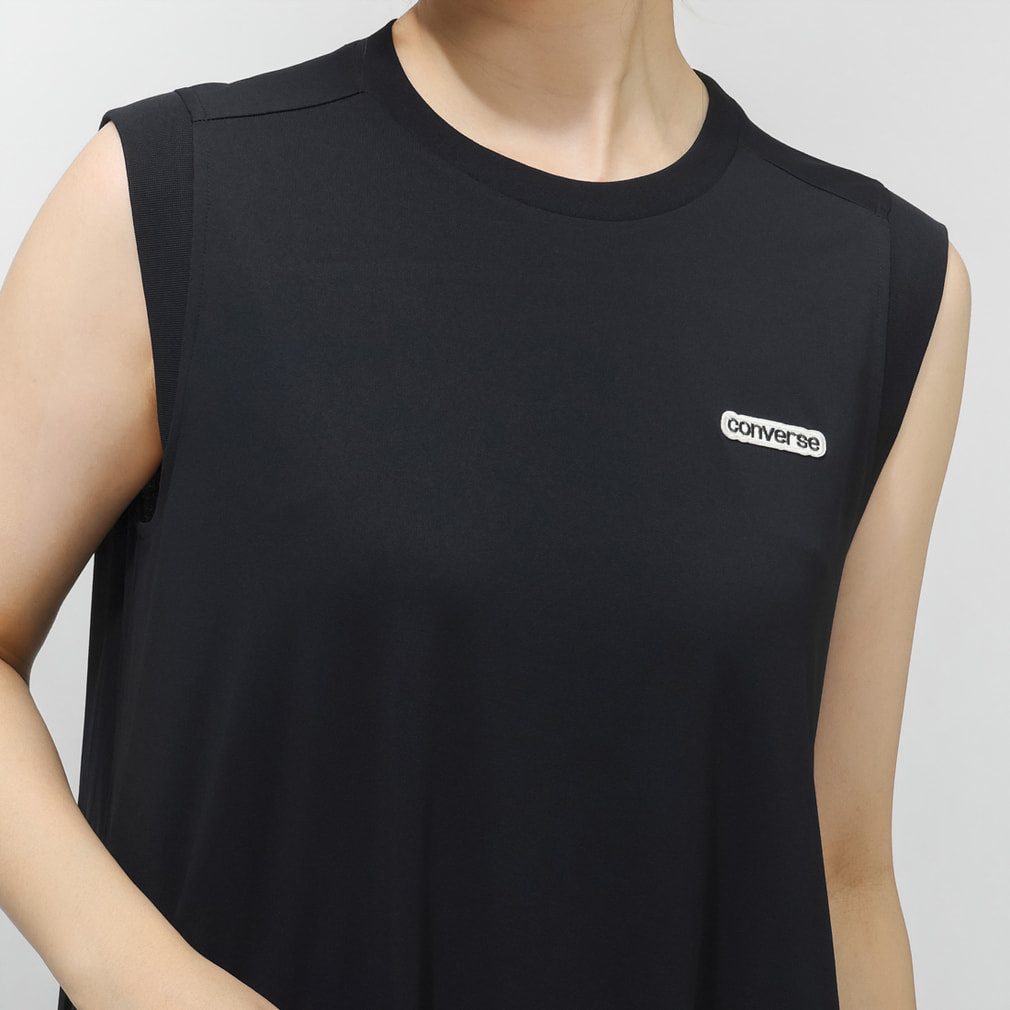 コンバース レディース ワンピース CV LOGO ONEPIECE L ワンピース