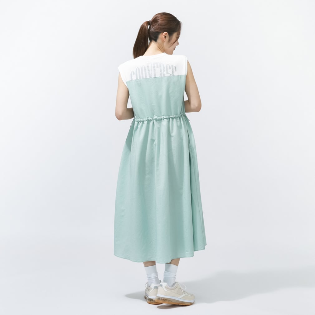 コンバース レディース ワンピース SEERSUCKER DOCKING ONEPIECE L