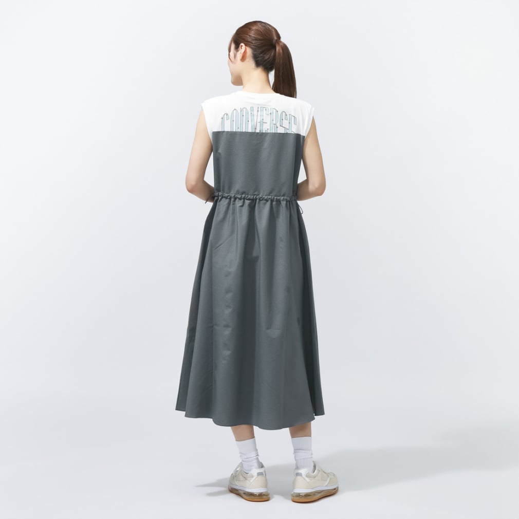コンバース レディース ワンピース SEERSUCKER DOCKING ONEPIECE L