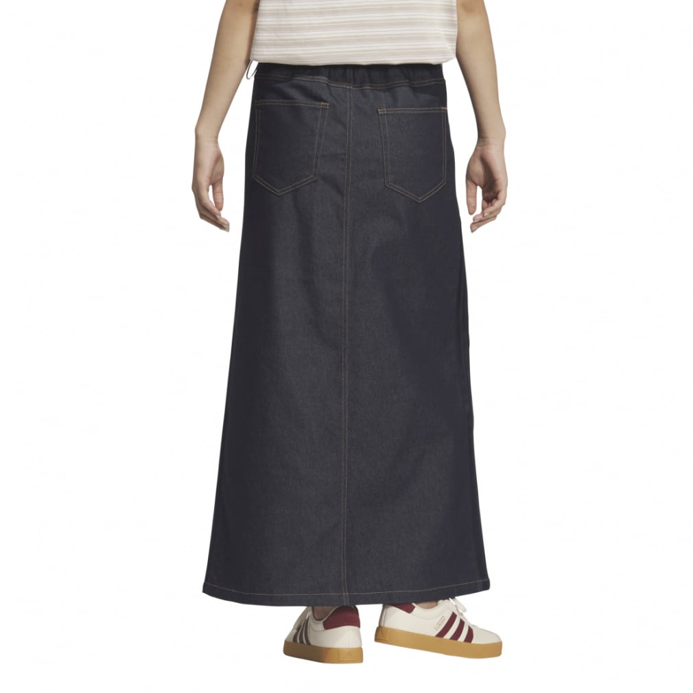 アディダス レディース スカート W STADIUM C ロングデニムスカート