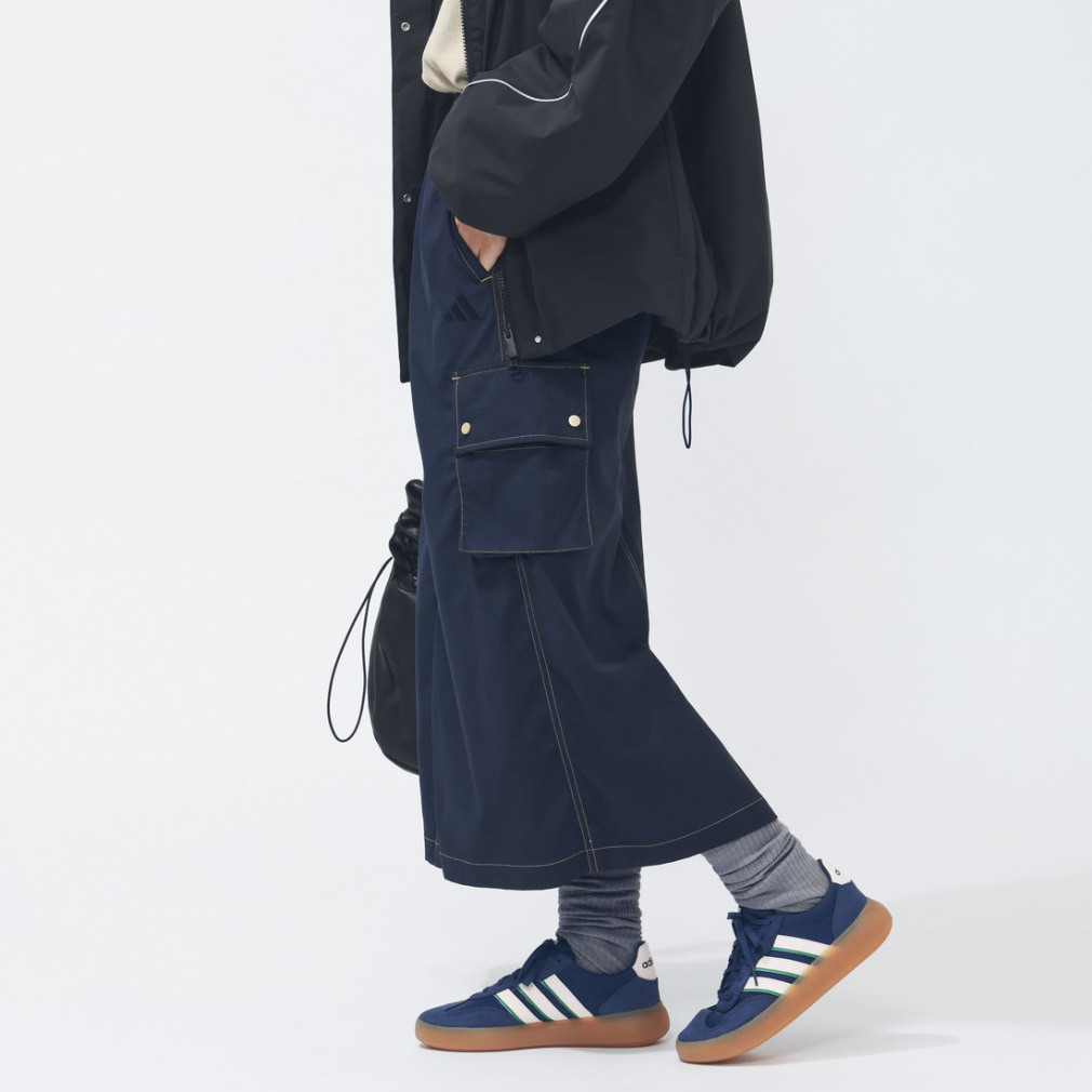 アディダス レディース スカート デニムライク ストレッチ ウーブン