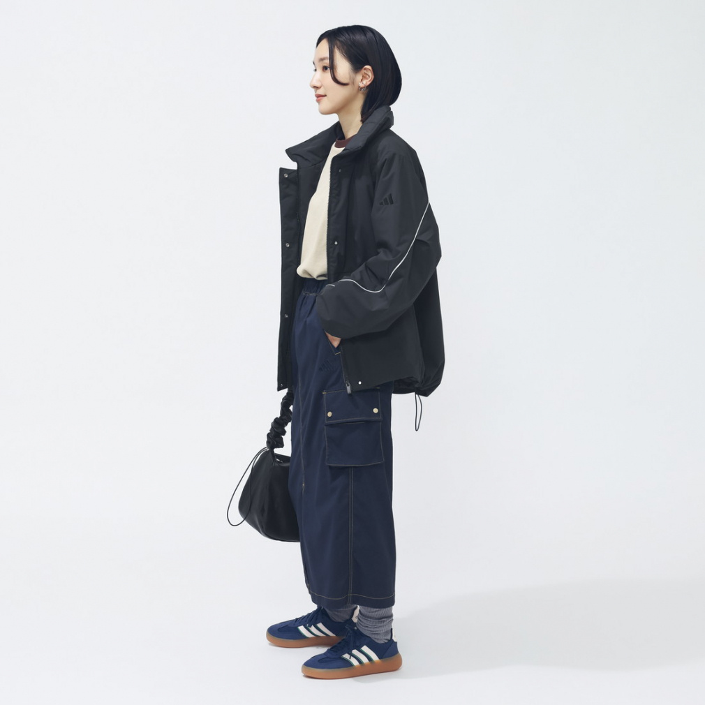 アディダス レディース スカート デニムライク ストレッチ ウーブン