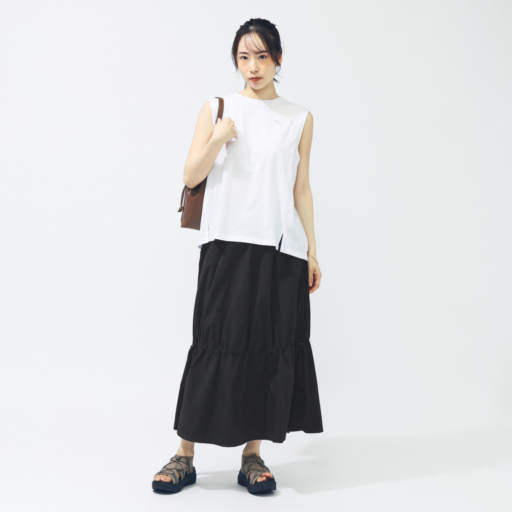 プーマ レディース スカート SUMMER ウーブン ロングスカート 686935