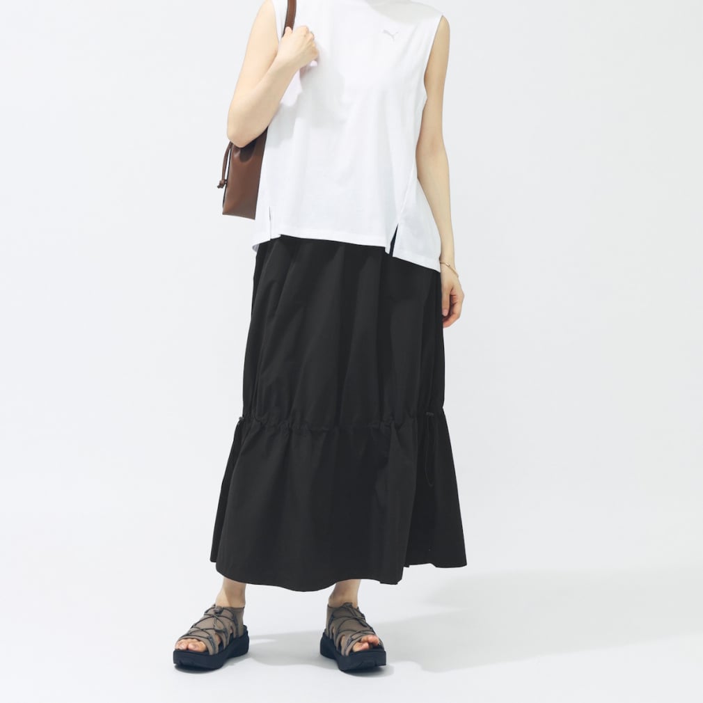 プーマ レディース スカート SUMMER ウーブン ロングスカート 686935
