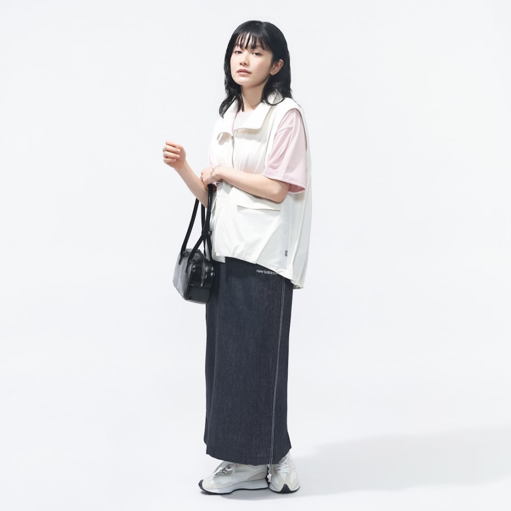 ニューバランス THE CITY レディース スカート デニムスタイルスカート