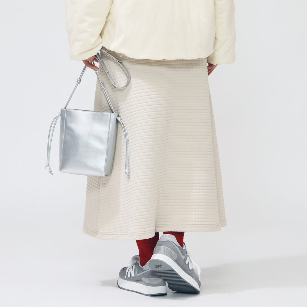 ニューバランス THE CITY レディース スカート キルティングニット