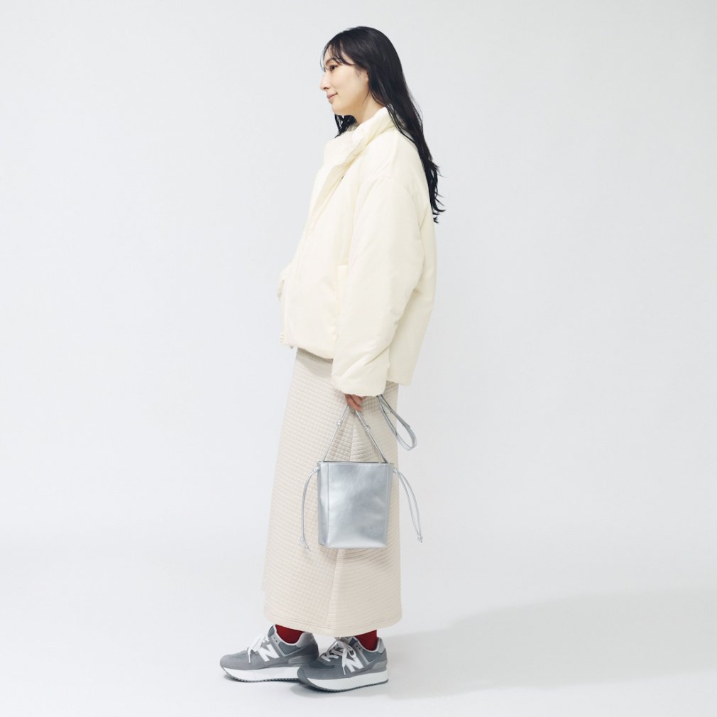 ニューバランス THE CITY レディース スカート キルティングニット