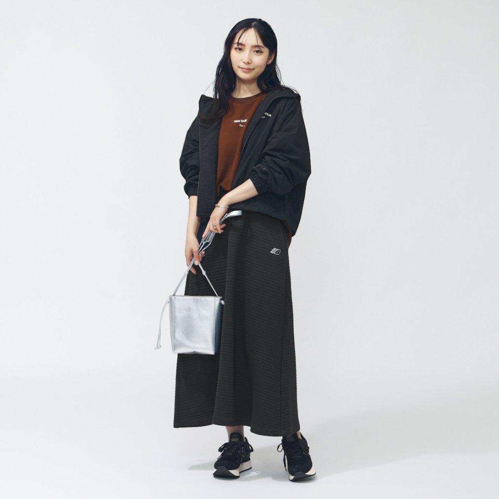 ニューバランス THE CITY レディース スカート キルティングニット