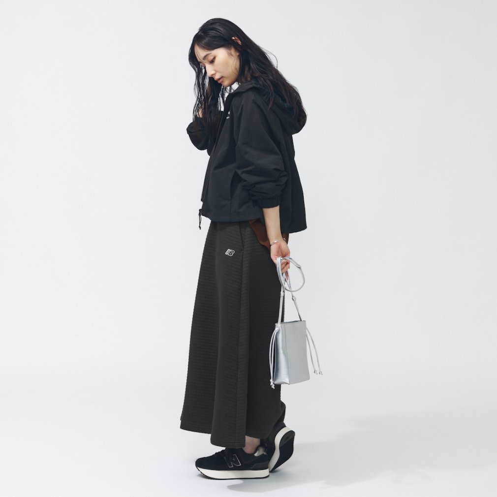 ニューバランス THE CITY レディース スカート キルティングニット