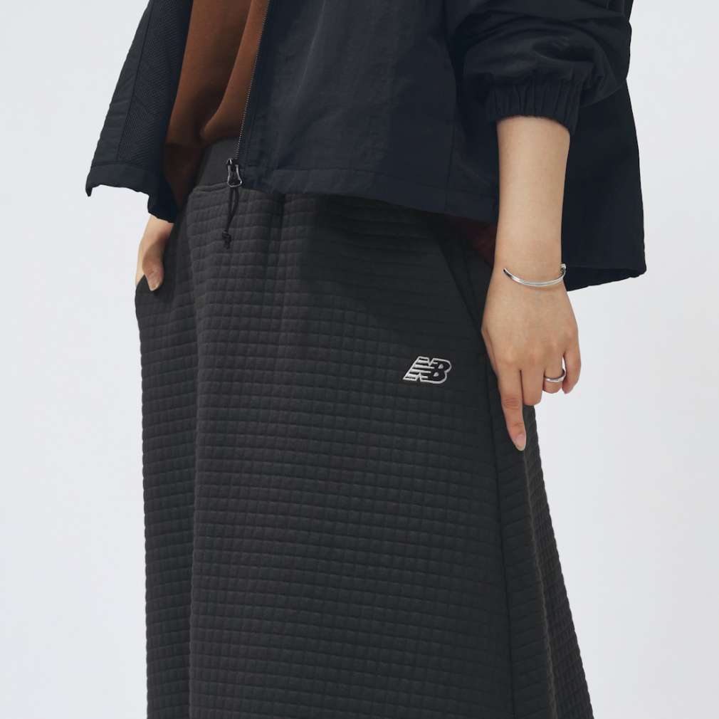 ニューバランス THE CITY レディース スカート キルティングニット