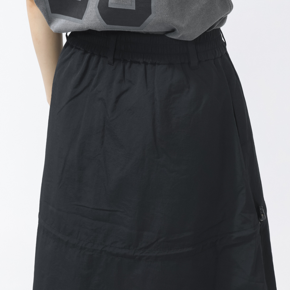 ニューエラ レディース スカート WS NYLON DRAWSTRING SKIRT BLK