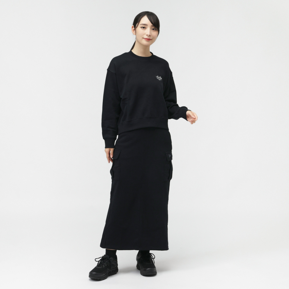 ニューエラ レディース スカート WS SWEAT CARGO SKIRT BLK 14674696