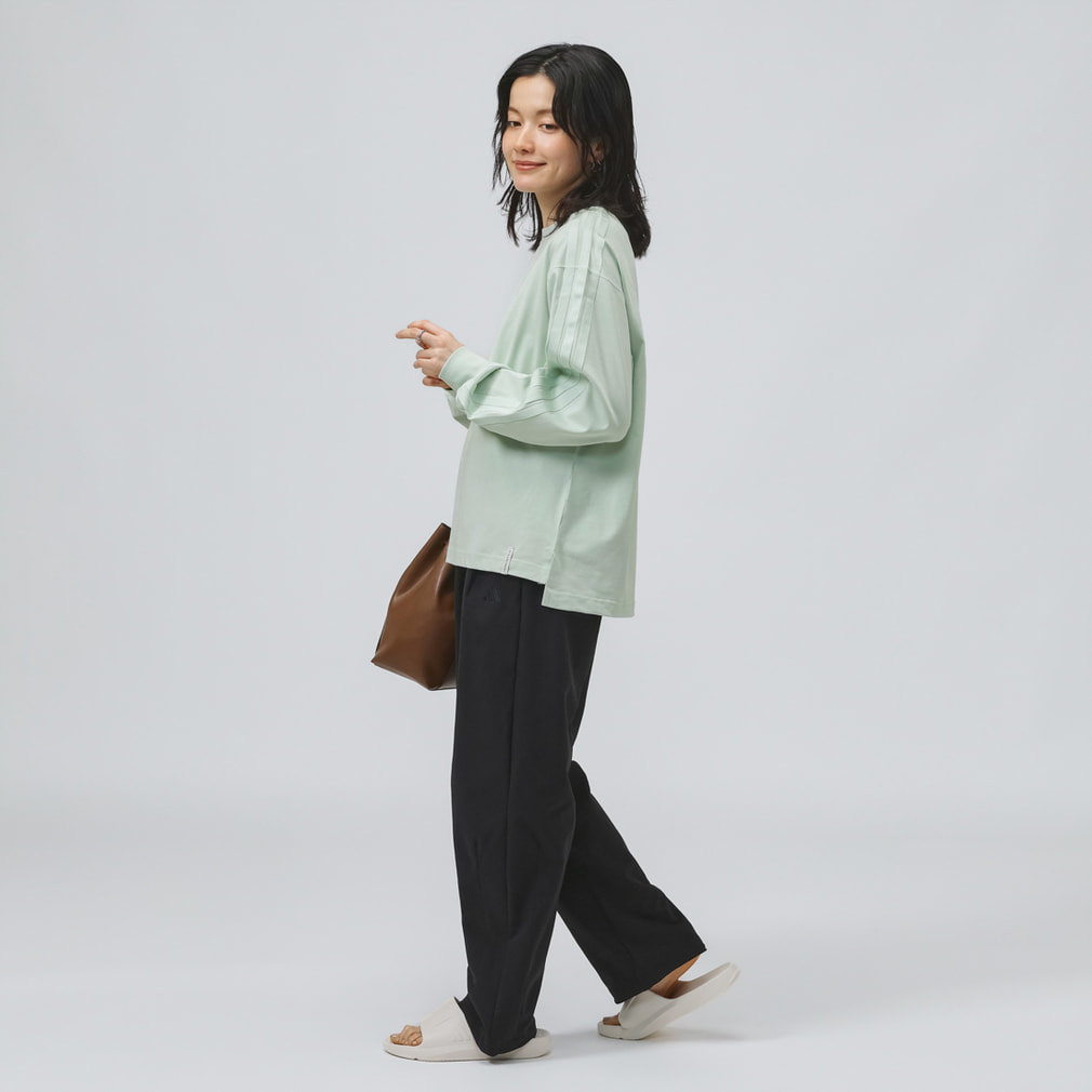 アディダス レディース ロングパンツ SOFTLUXダブルウィーブ オーバー