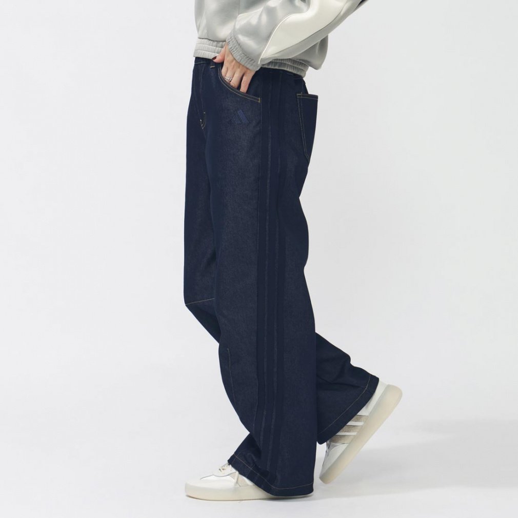 アディダス レディース ロングパンツ W STADIUM C デニムパンツ Y7518