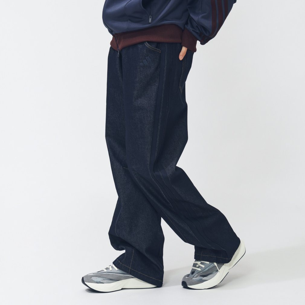 【美品】アディダス　ナイロンパンツ　ウエストゴム　レディースL 1240001210155_1.jpg