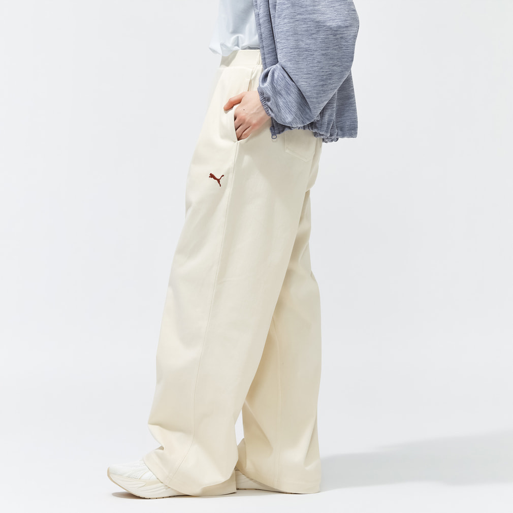 プーマ レディース ロングパンツ ESS ELEVATED デニムライク PT 693763