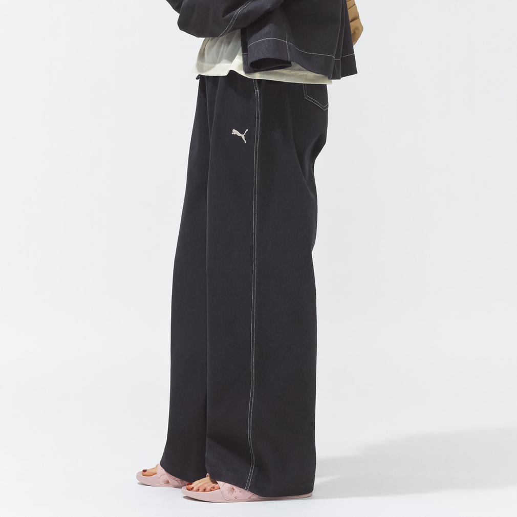 プーマ レディース ロングパンツ ESS ELEVATED デニムライク PT 693763