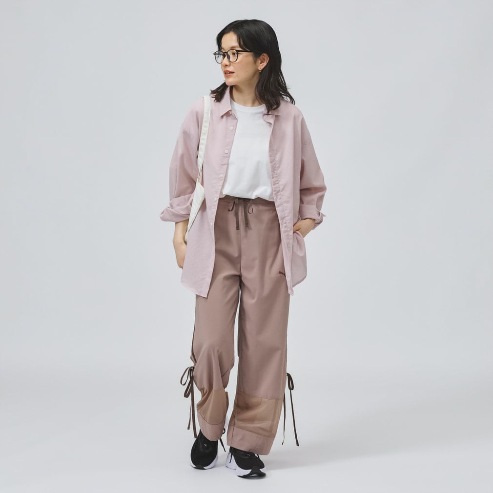 プーマ レディース ロングパンツ リネンミックスマテリアル PT 638097
