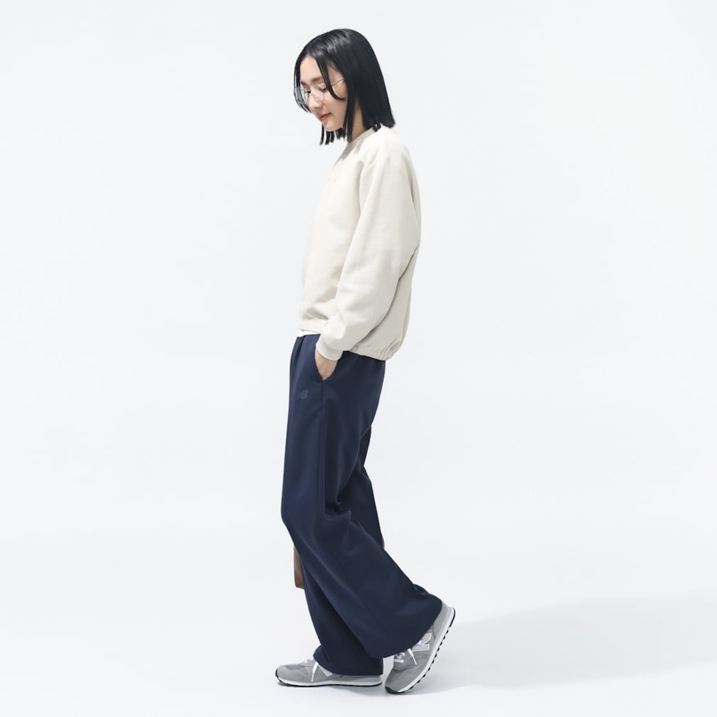 ニューバランス THE CITY レディース ロングパンツ セミワイドパンツ