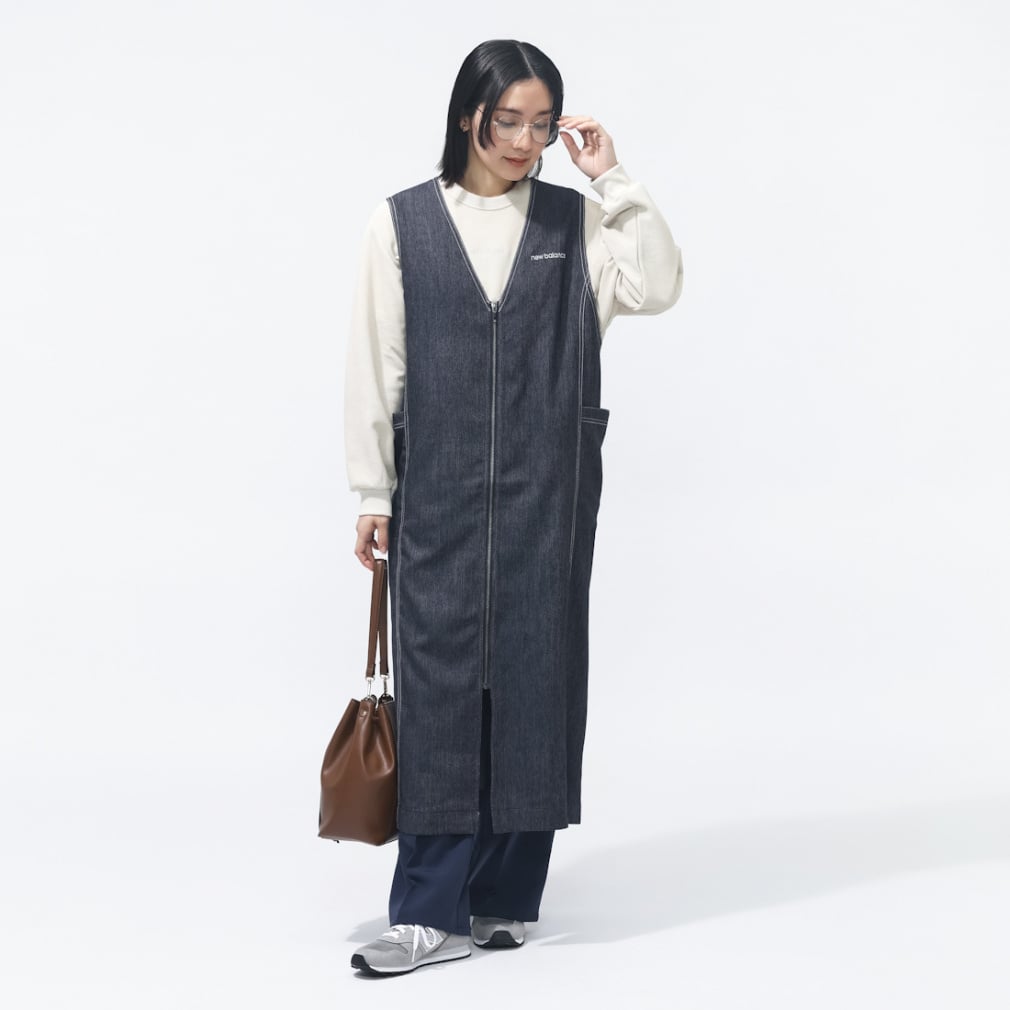 ニューバランス THE CITY レディース ロングパンツ セミワイドパンツ
