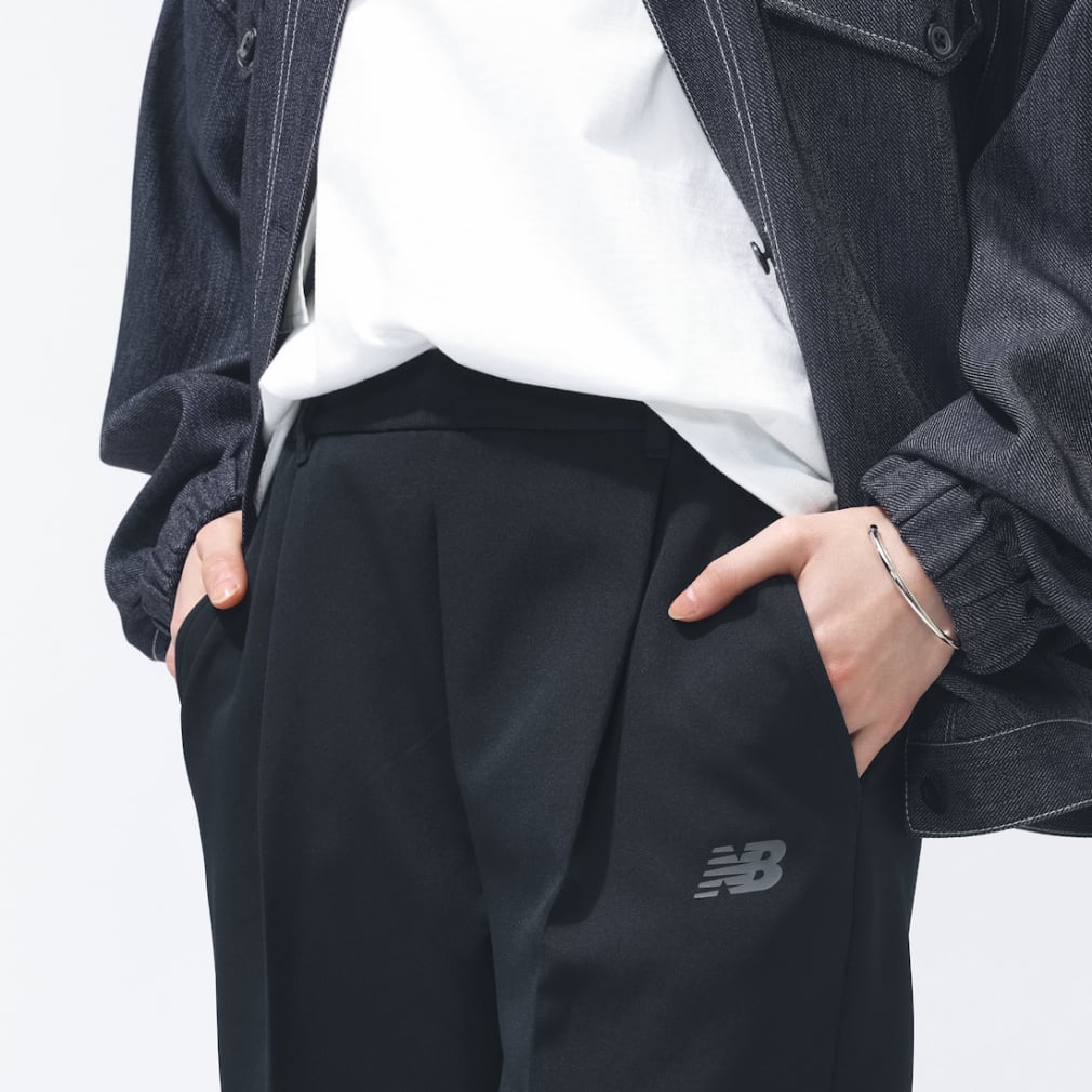 ニューバランス THE CITY レディース ロングパンツ セミワイドパンツ