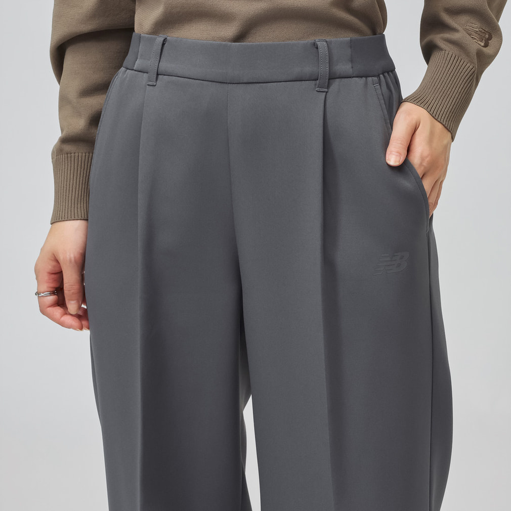 ニューバランス THE CITY レディース ロングパンツ セミワイドパンツ