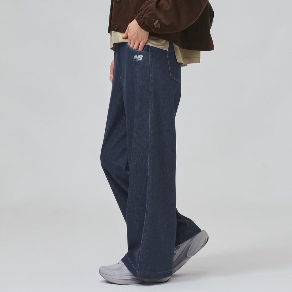 ニューバランス THE CITY レディース ロングパンツ デニムスタイル