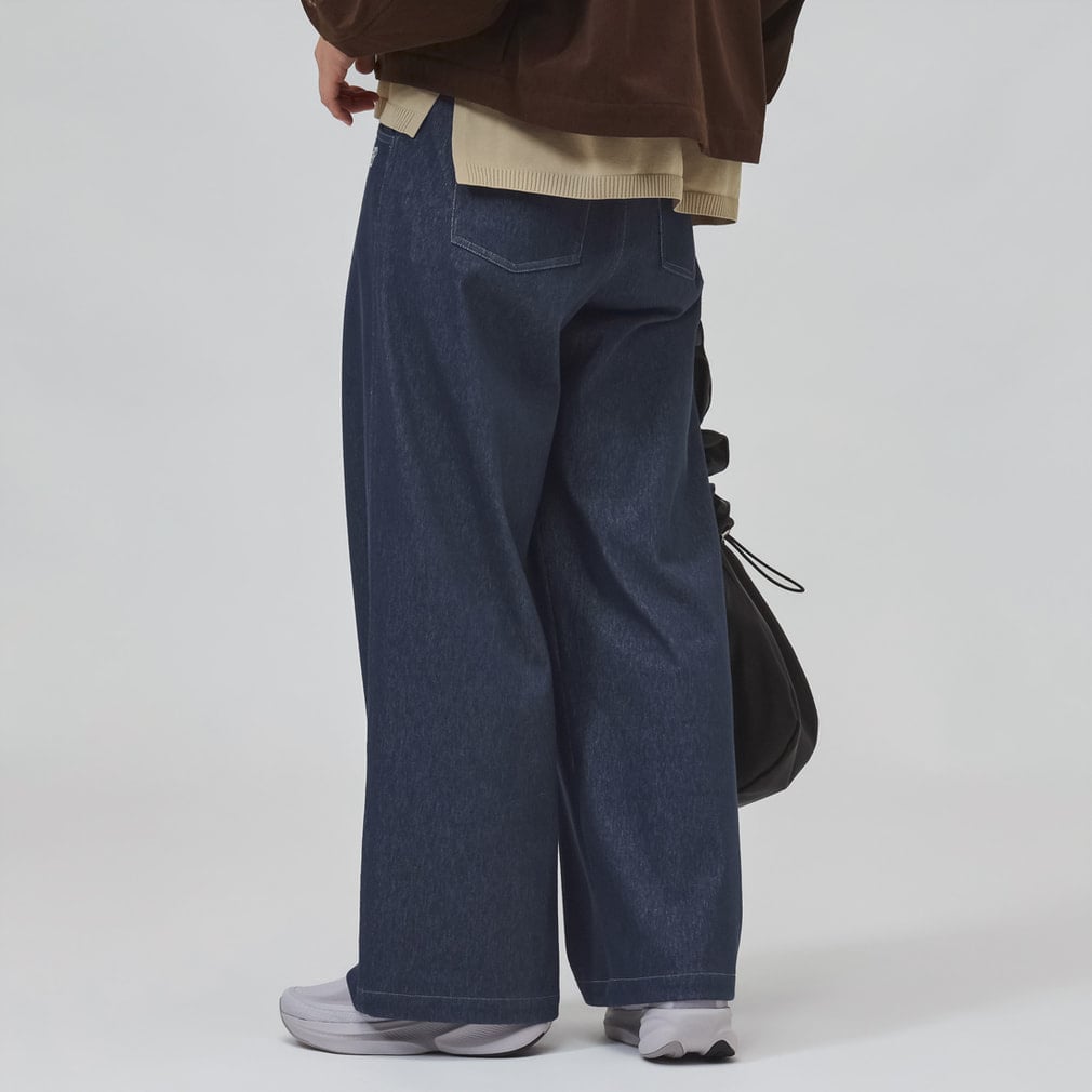 ニューバランス THE CITY レディース ロングパンツ デニムスタイル