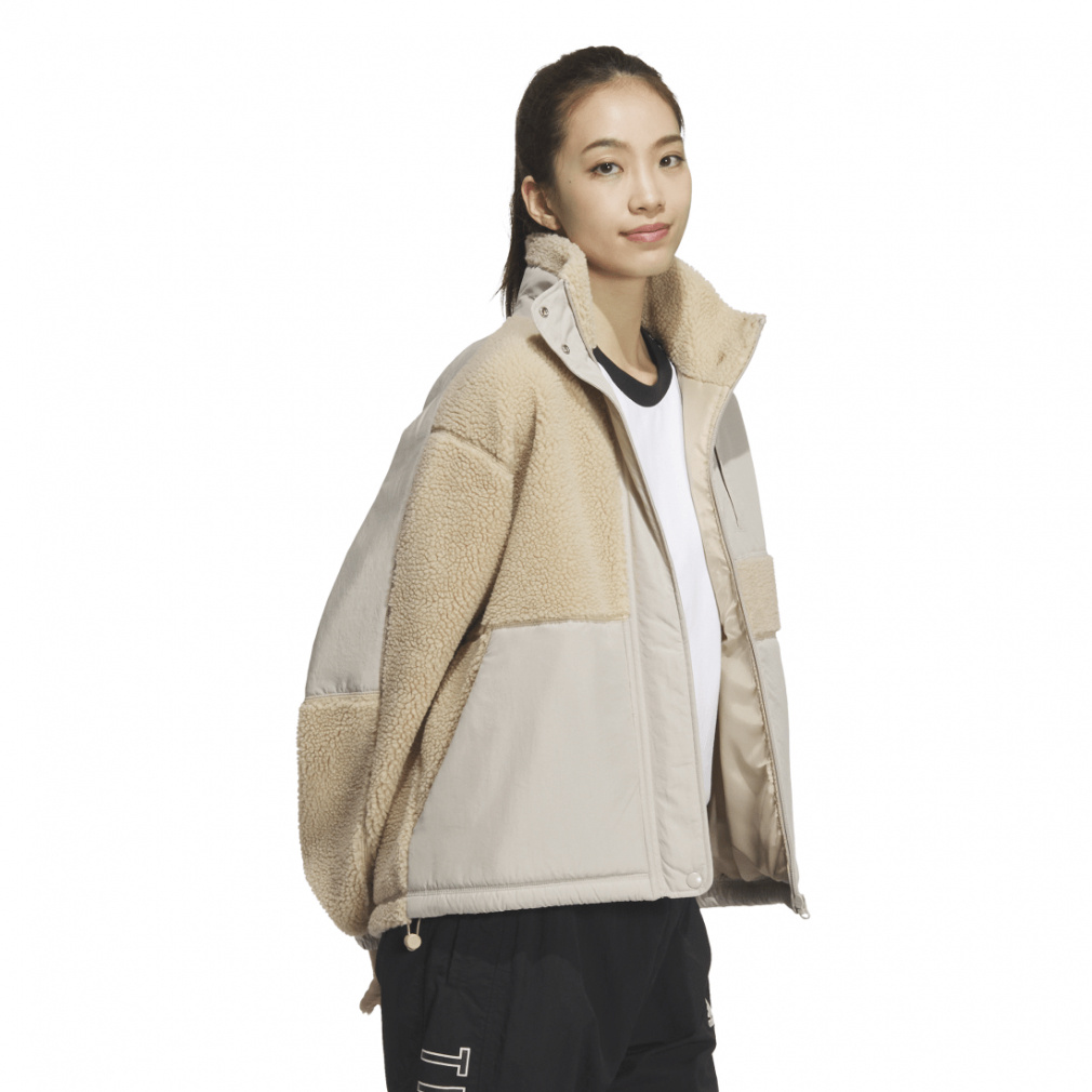 レディースウェア appp アディダス レディース フリースジャケット ワーディング ルーズ