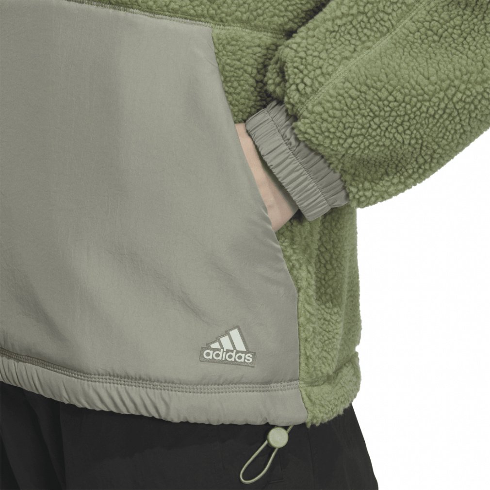 アディダス レディース フリースジャケット ワーディング ルーズ