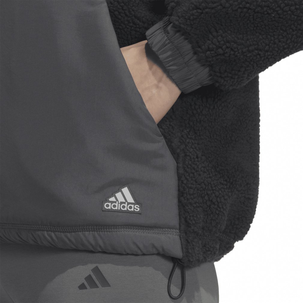 アディダス レディース フリースジャケット ワーディング ルーズ