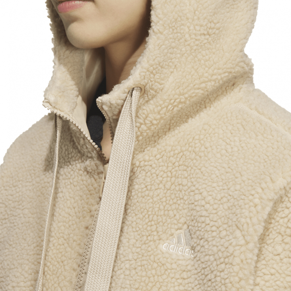 アディダス レディース フリースジャケット BOA ルーズフィット