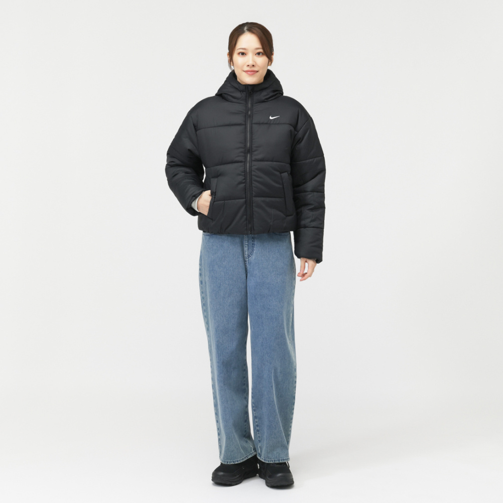 NIKE ナイロンジャケット レディース Mサイズ ルーズフィット ナイキ レディース 中綿ジャケット ウィメンズ ウィメンズ Therma-FIT
