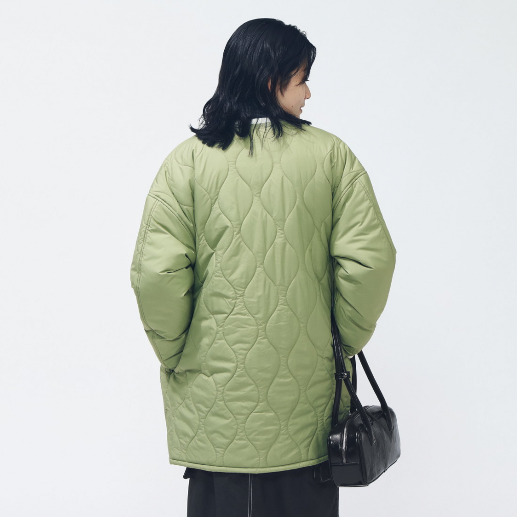 中わた入りキルティング ルーズフィット ジャケット｜Alpen Online