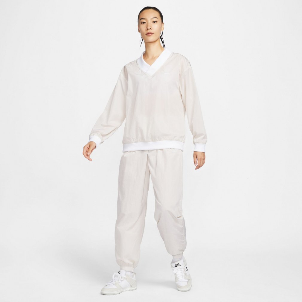 ウィメンズ NSW エッセンシャル ウーブン UV Vネック L/S トップ