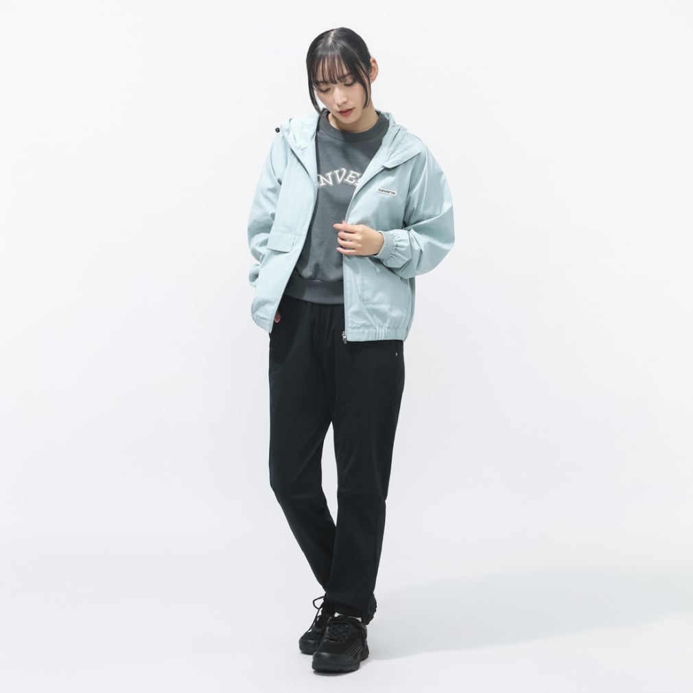 コンバース レディース ウインドフルジップ STRETCH HD JACKET L