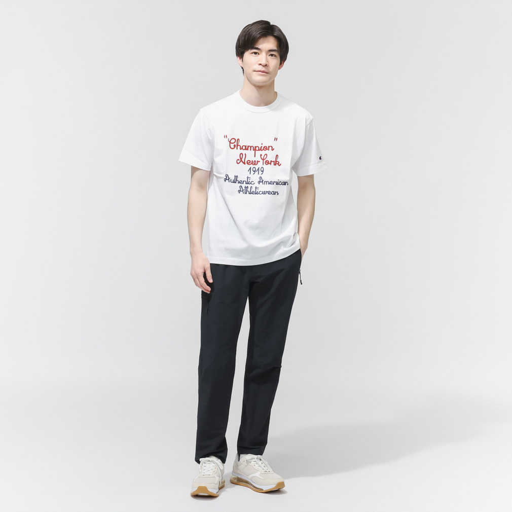 チャンピオン メンズ 半袖 Tシャツ SHORT SLEEVE T-SHIRT C8-D353