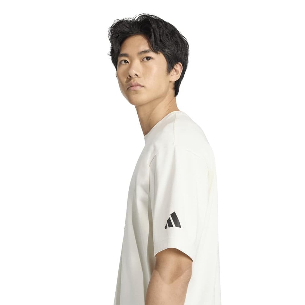 アディダス メンズ 半袖 Tシャツ ドリンク グラフィック サマーTシャツ