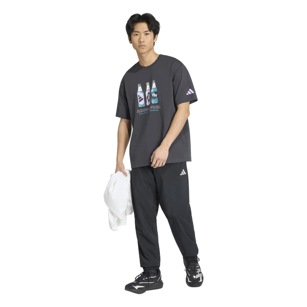 アディダス メンズ 半袖 Tシャツ ドリンク グラフィック サマーTシャツ