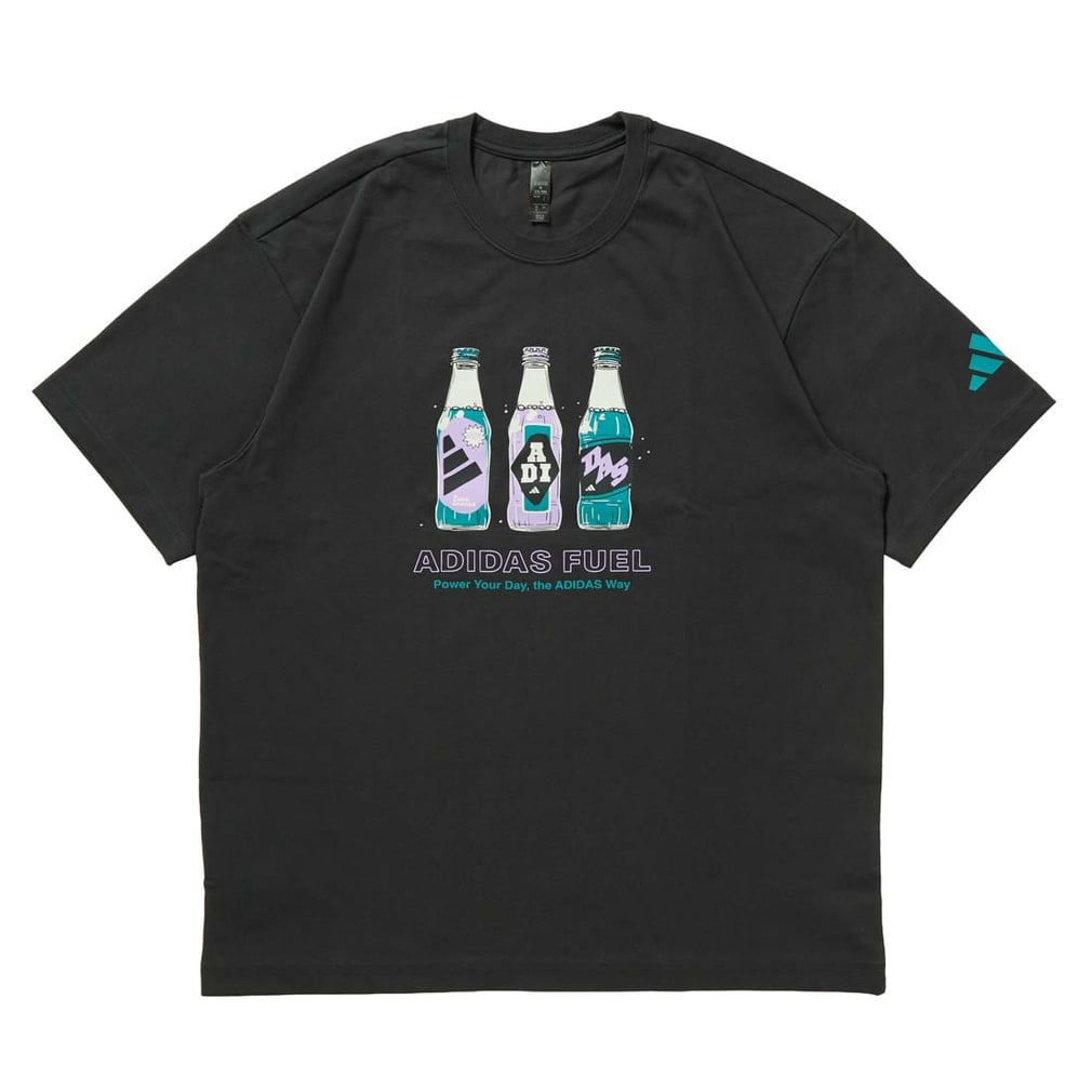 アディダス メンズ 半袖 Tシャツ ドリンク グラフィック サマーTシャツ