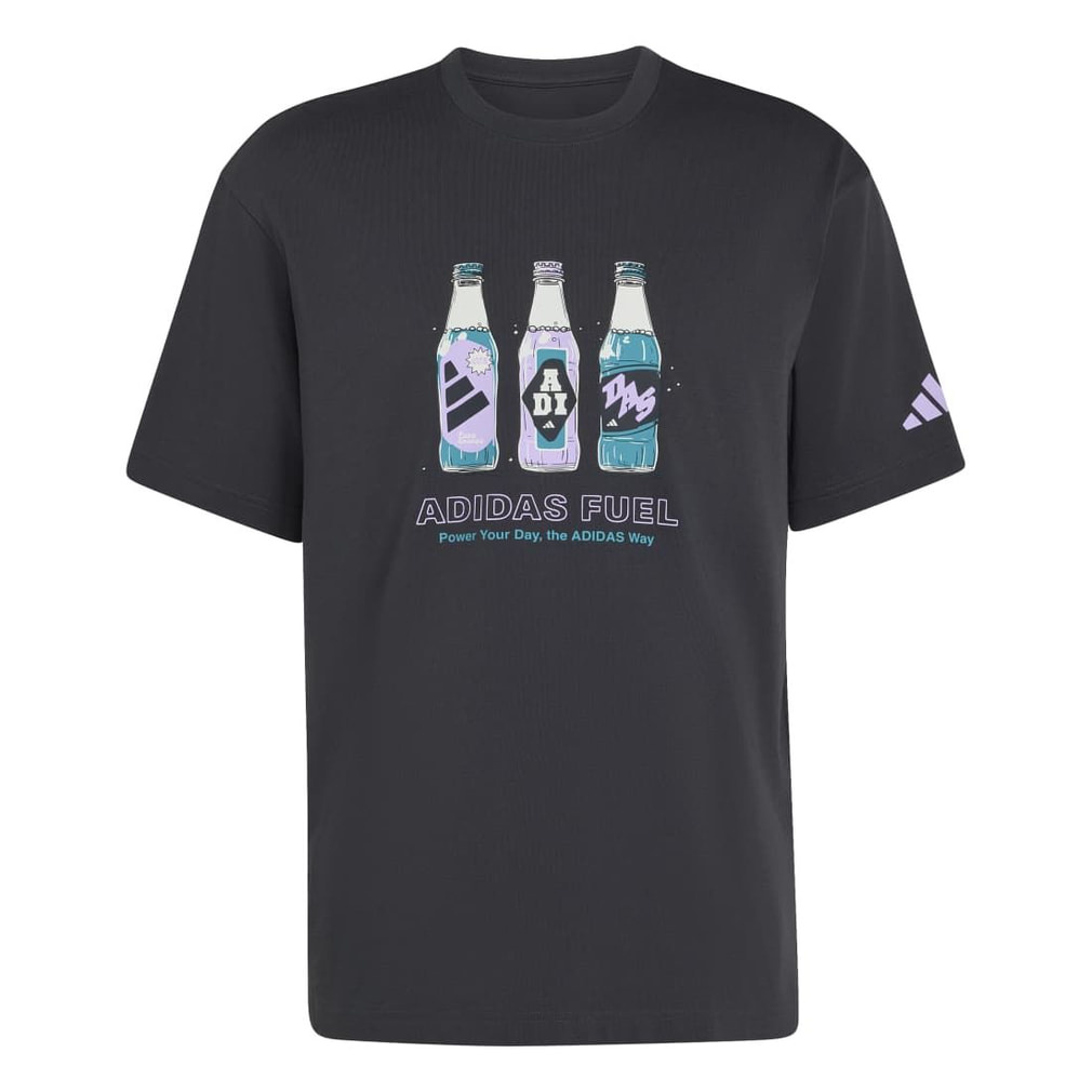 アディダス メンズ 半袖 Tシャツ ドリンク グラフィック サマーTシャツ