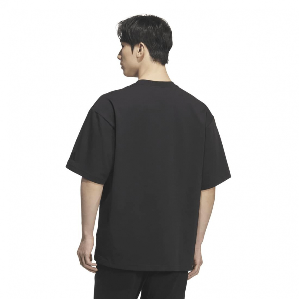 アディダス メンズ半袖Tシャツ オーバーサイズ コットン シングル
