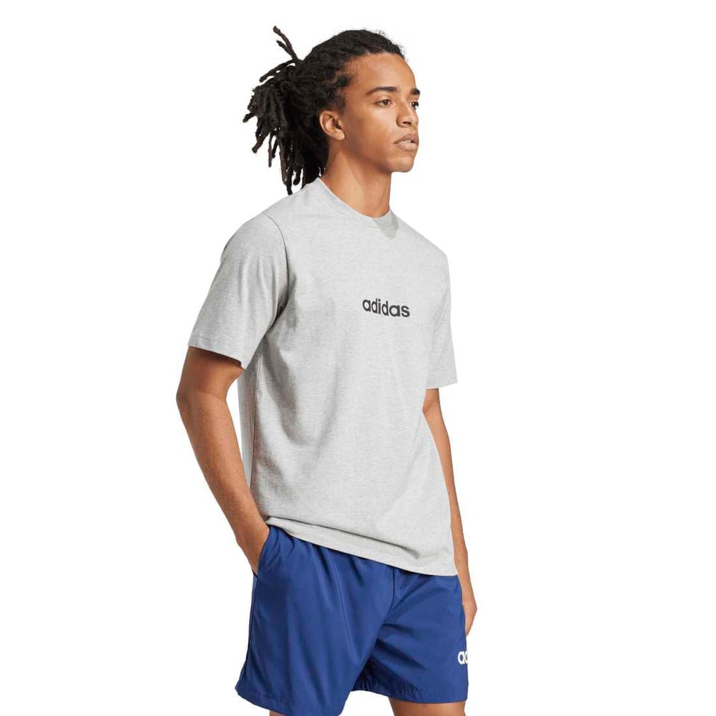 アディダス メンズ 半袖 Tシャツ エッセンシャルズ リニア シングル