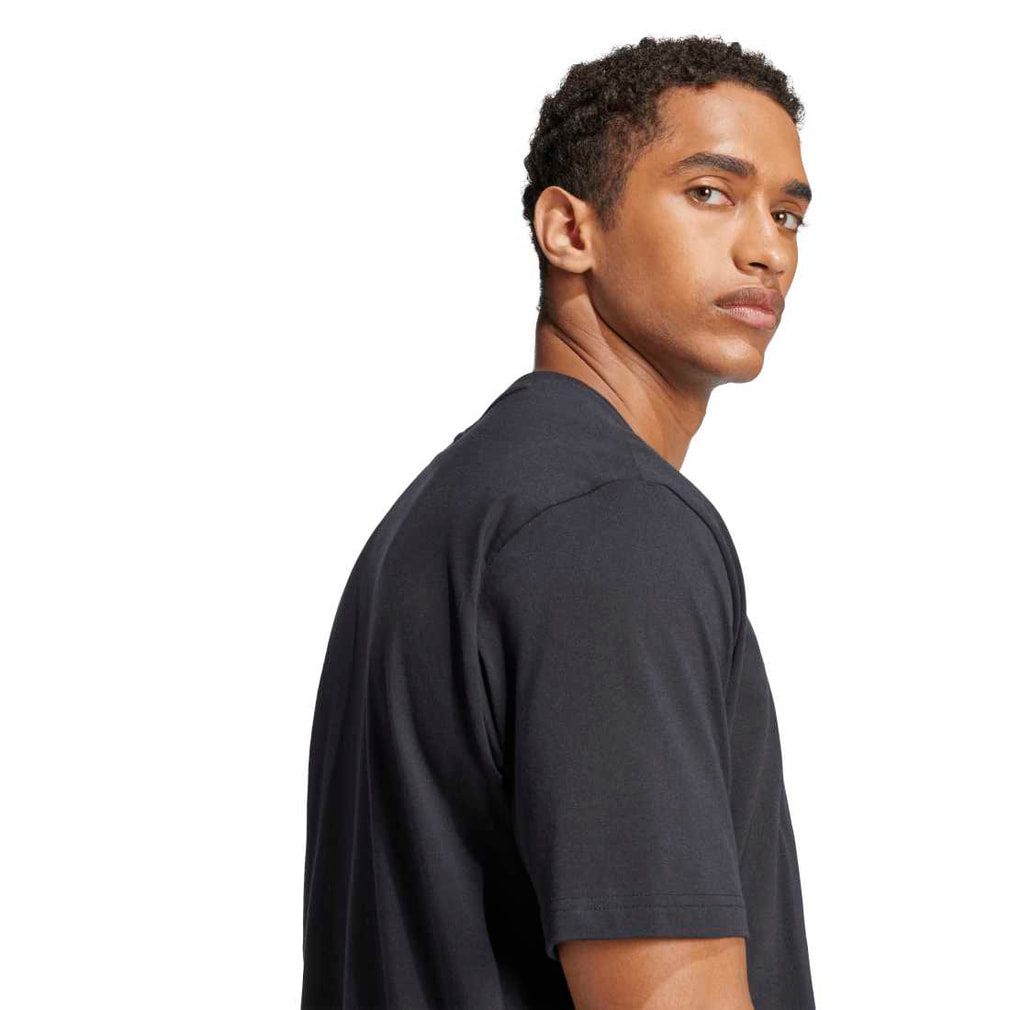 アディダス メンズ 半袖 Tシャツ エッセンシャルズ リニア シングル