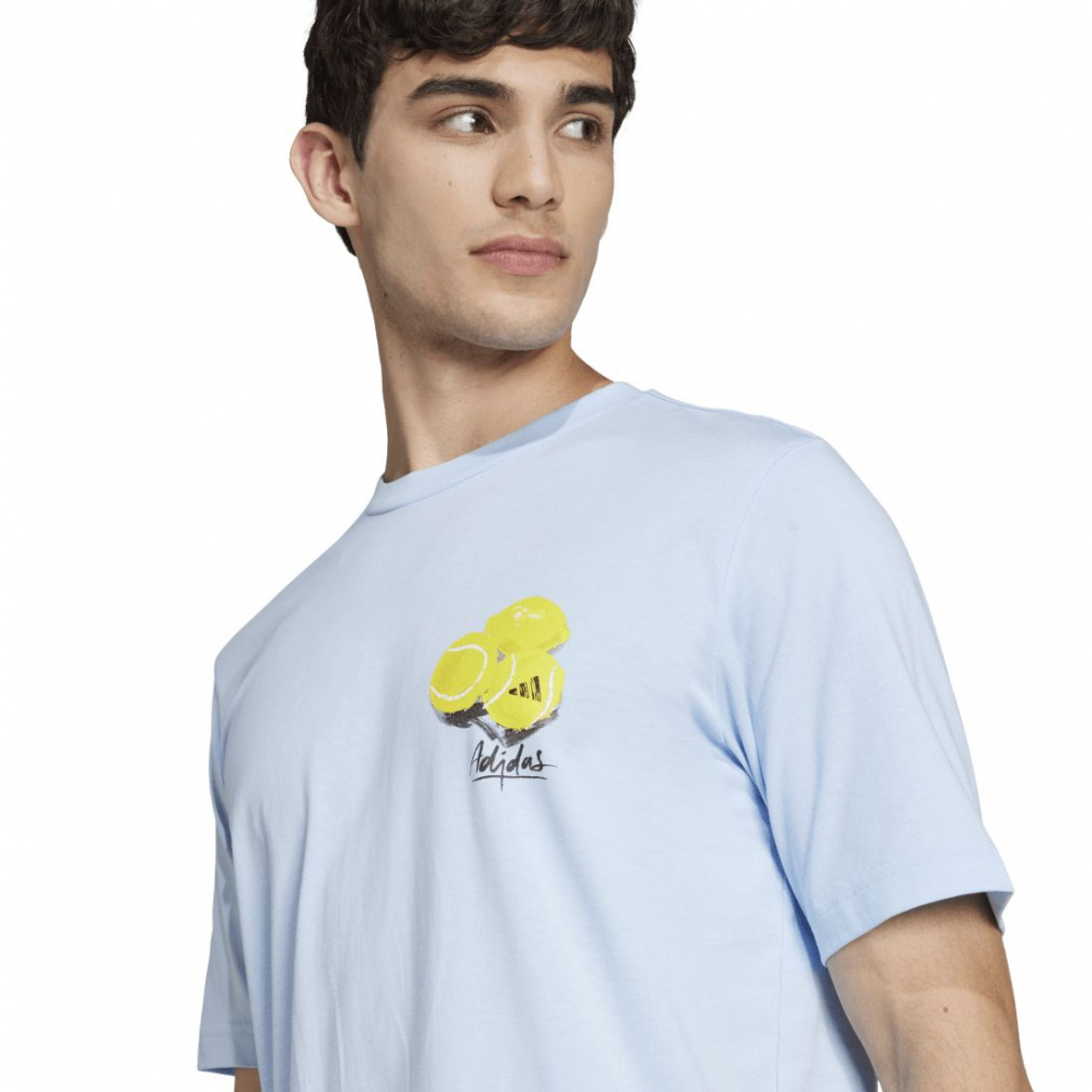 アディダス メンズ 半袖 Tシャツ ラウンジ スティルライフ レモン